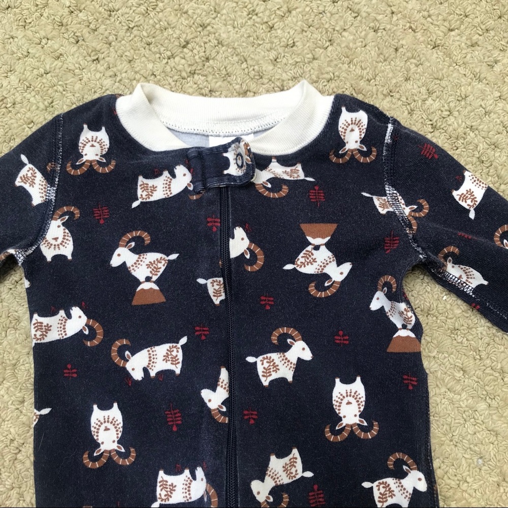 Hanna Andersson One-Piece Ram Pajamas